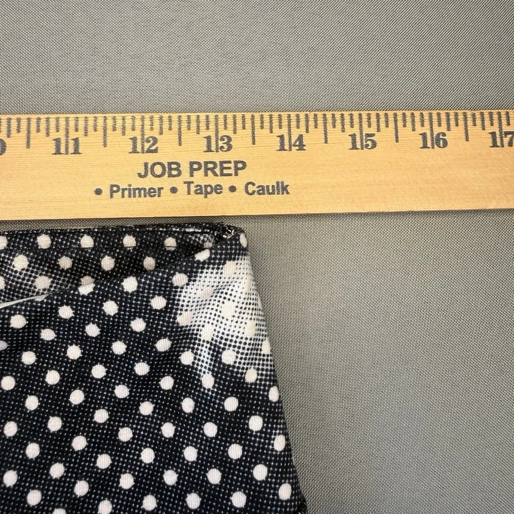 Lululemon Wunder Under Crop Dottie Dream Black Polkadot Cloud Pattern Mid Rise 6